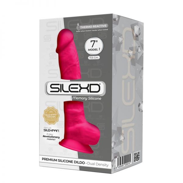 Dildo Dual Density Mod. 1 - 7 Rosa de la marca SILEXD