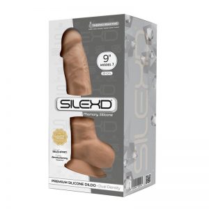 Dildo Dual Density Mod. 1 - 9 Caramel de la marca SILEXD