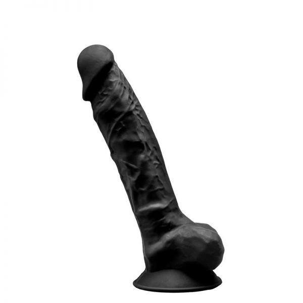 Dildo Dual Density Mod. 1 - 9 Negro fabricado por SILEXD