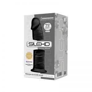 Dildo Dual Density Mod. 2 - 7.5 Negro de la marca SILEXD