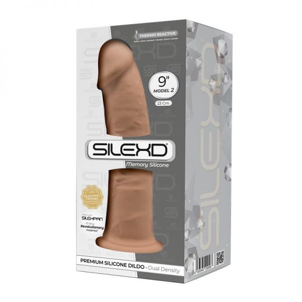 Dildo Dual Density Mod. 2 - 9 Caramel de la marca SILEXD