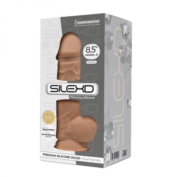 Dildo Dual Density Mod. 4 - 8.5 Caramel de la marca SILEXD