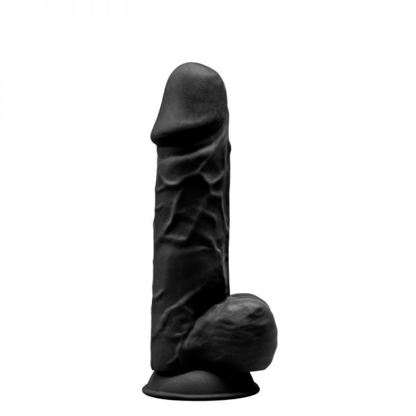 Dildo Dual Density Mod. 4 - 8.5 Negro fabricado por SILEXD