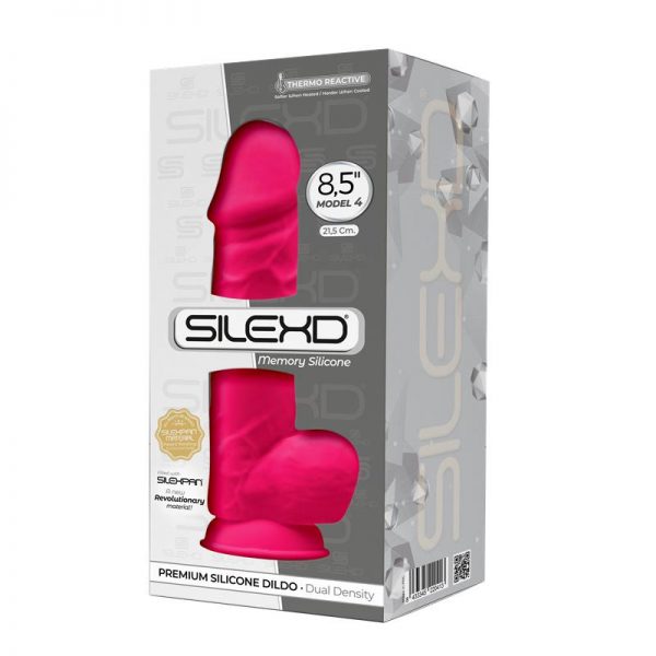 Dildo Dual Density Mod. 4 - 8.5 Rosa de la marca SILEXD