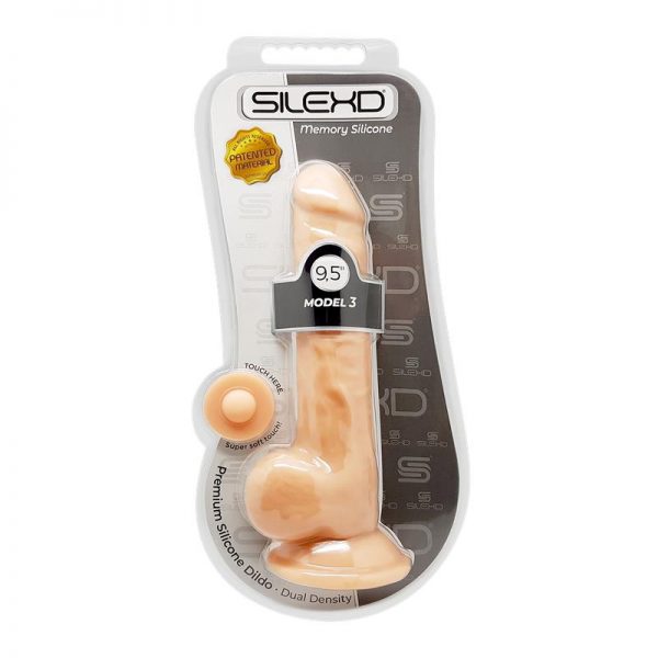 Dildo Dual Density Silicone Mod. 3 - 9.5 de la tienda erótica web www.tiendaeroticaweb.es
