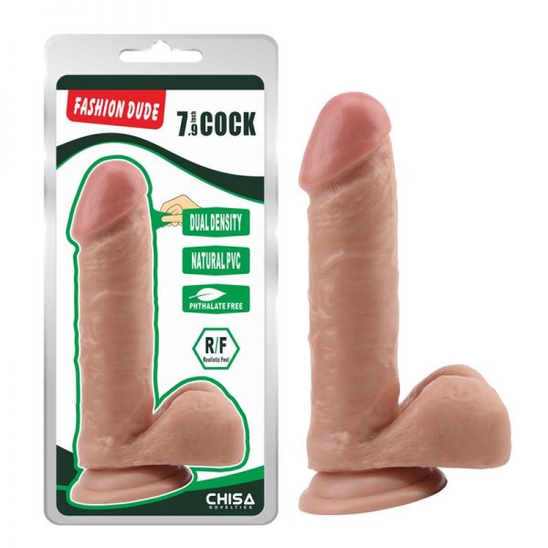 comprar Dildo Dual density Fashion Dude 20 cm Color Natural barato y de calidad