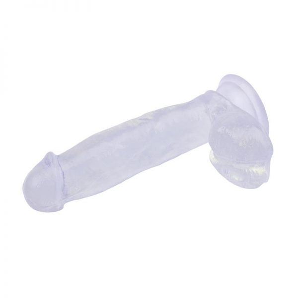 Dildo Hi-Rubber 7 Transparente de la tienda erótica web www.tiendaeroticaweb.es