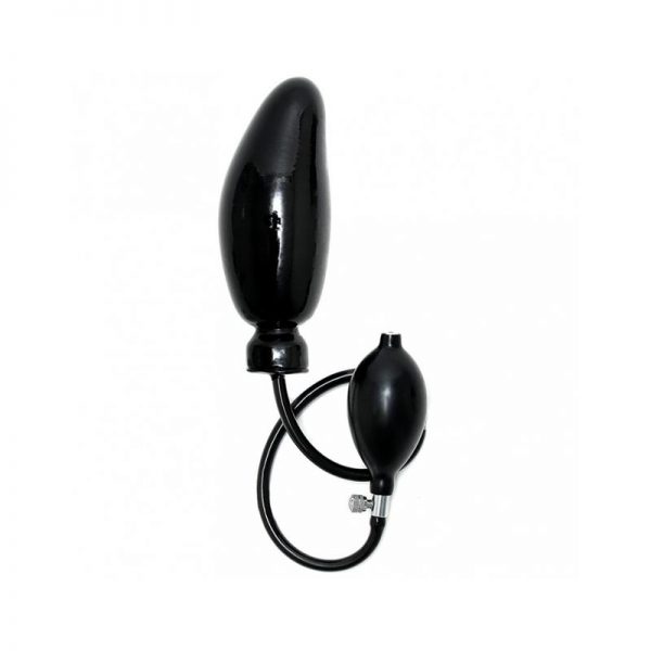 Dildo Inflable Látex Negro de calidad