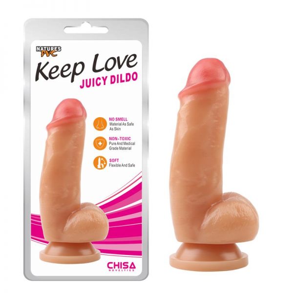 comprar Dildo Juicy 18.5 x 5 cm Natural barato y de calidad