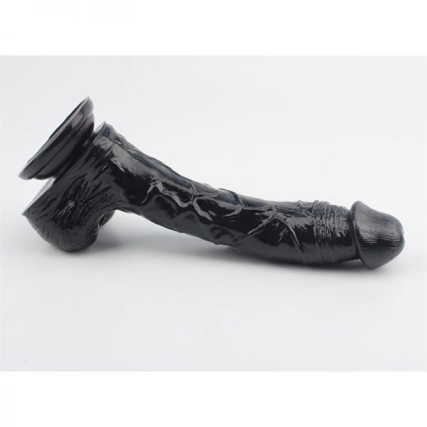 Dildo Leviathan 25.5 x 4.5 cm Negro fabricado por CHISA