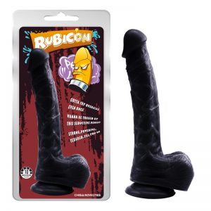 Dildo Leviathan 25.5 x 4.5 cm Negro diseñado por la marca CHISA