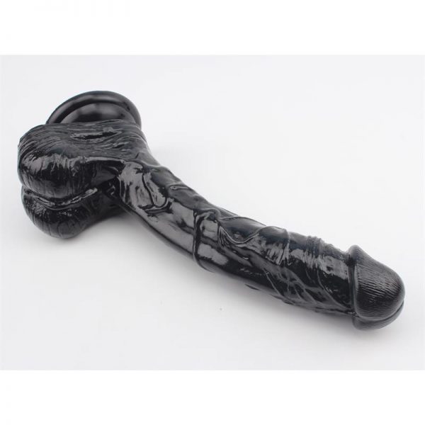 Dildo Leviathan 25.5 x 4.5 cm Negro marca CHISA