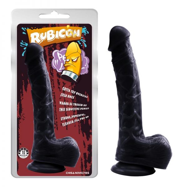 Dildo Leviathan 25.5 x 4.5 cm Negro diseñado por la marca CHISA