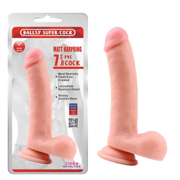 comprar Dildo Matt Harpring 20 x 4 cm Natural barato y de calidad
