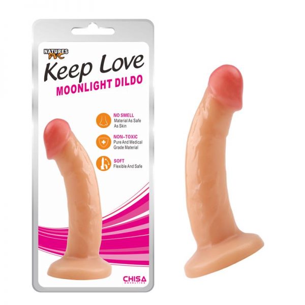 comprar Dildo Moonlight 18.5 x 3.7 cm Natural barato y de calidad