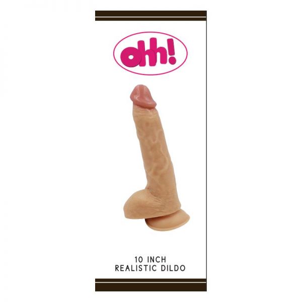 comprar Dildo Natural 25.5 x 5.3 cm barato y de calidad
