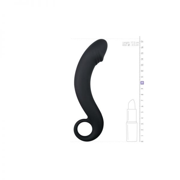 Dildo Negro Silicona - Próstata de calidad y barato