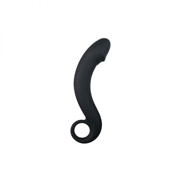 Dildo Negro Silicona - Próstata de la marca EASYTOYS