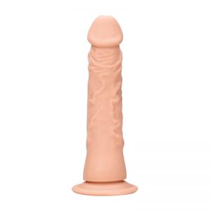 Dildo Realiasta con Arnes 20 cm Natural de la marca REALROCK