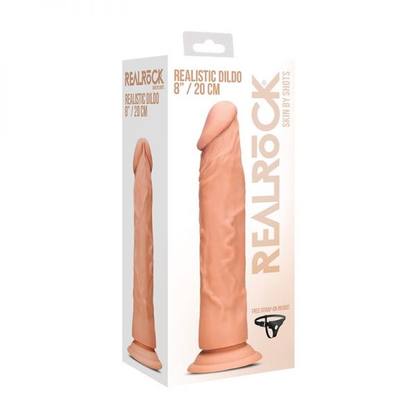 Dildo Realiasta con Arnes 20 cm Natural de calidad