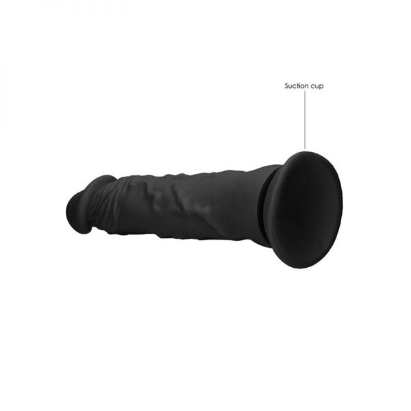 Dildo Realista con Arnes 25 cm Negro de la tienda erótica web www.tiendaeroticaweb.es