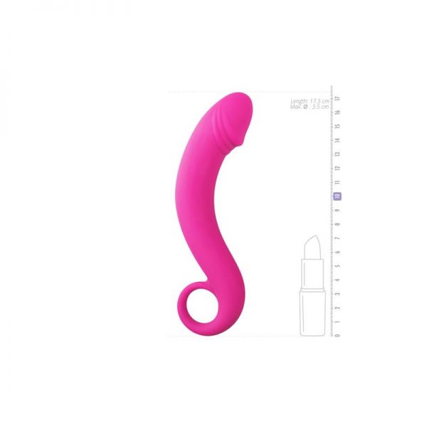comprar Dildo Rosa Silicona - Próstata en sex shop www.tiendaeroticaweb.es