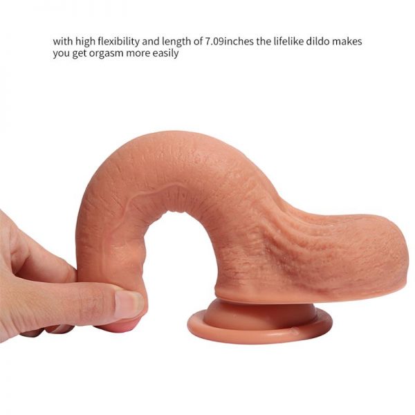 Dildo Silicona Doble Densidad Azazel 18 cm fabricado por SHEQU
