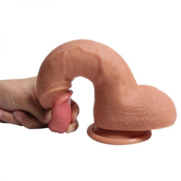 Dildo Silicona Doble Densidad Ercules 22 cm marca SHEQU