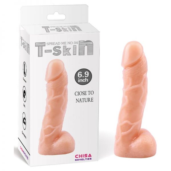 Dildo Spread Me N4 T-Skin 6.9 Natural diseñado por la marca CHISA
