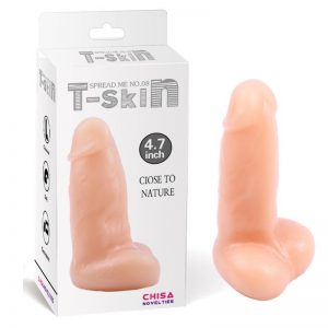 Dildo Spread Me N8 T-Skin 4.7 Natural diseñado por la marca CHISA