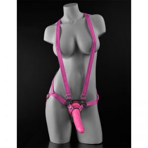 Dillio Arnés con Dildo de 19 cm Color Rosa barato