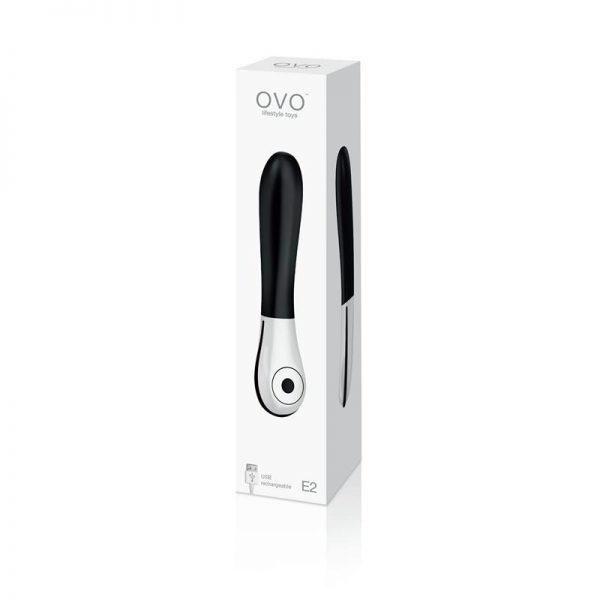E2 Vibrador Recargable Negro barato