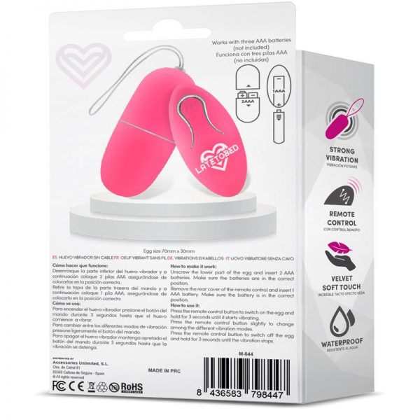 venta de Ecopink Huevo Vibrador con Control Remoto en tienda erótica online