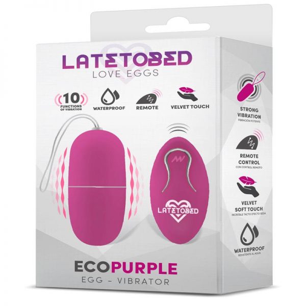 Ecopurple Huevo Vibrador con Control Remoto de precio barato