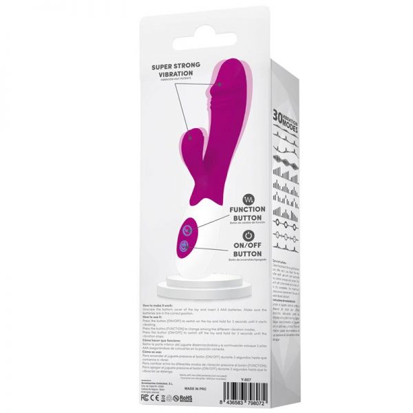 comprar Emery Vibrador con Estimulador Silicona en sex shop online