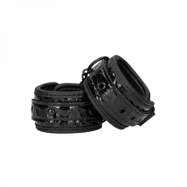 Esposas con Cadena Ajustable Negro fabricado por OUCH LUXURY