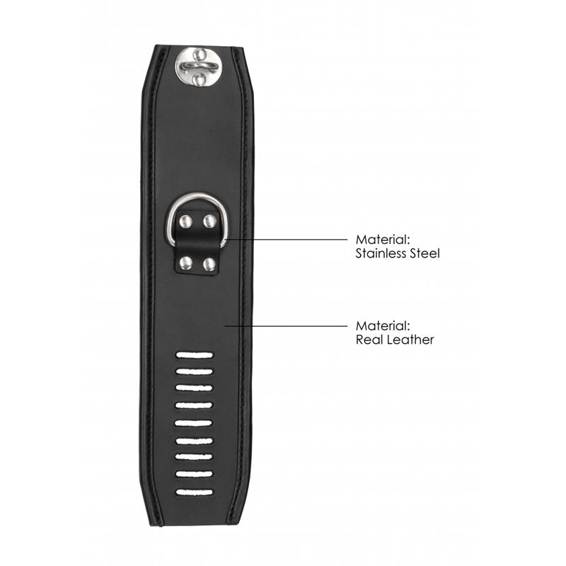 comprar Esposas para Muñecas Cuero Negro en sex shop online