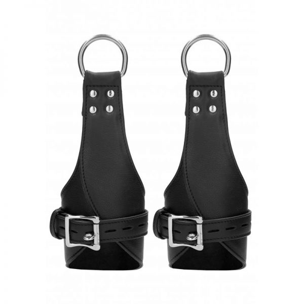 Esposas para Suspension para Muñecas Cuero Negro de la marca OUCH!