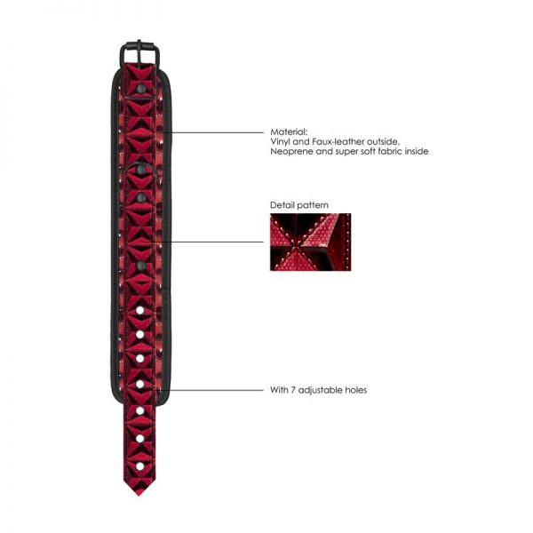 Esposas para Tobillos Burgundy de la tienda erótica web www.tiendaeroticaweb.es
