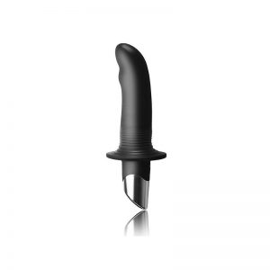Estimulador Anal Falex Negro y Plata de la marca ROCKSOFF