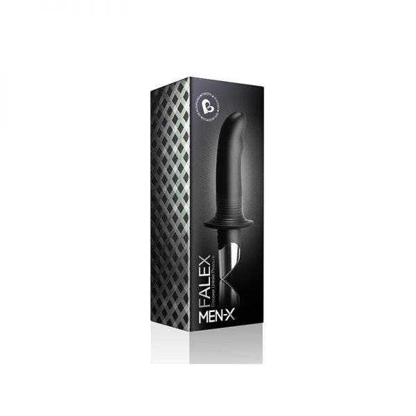 Estimulador Anal Falex Negro y Plata de la tienda erótica web www.tiendaeroticaweb.es