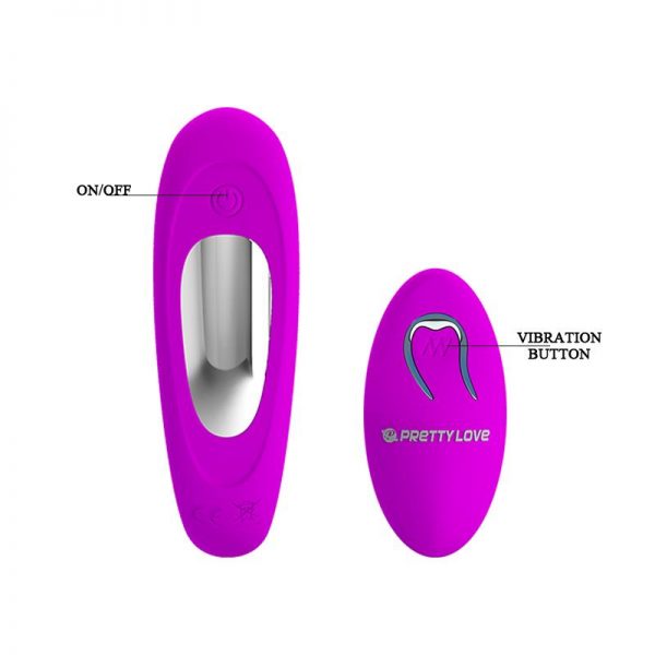 Estimulador de Parejas Control Remoto Rosa marca PRETTYLOVE