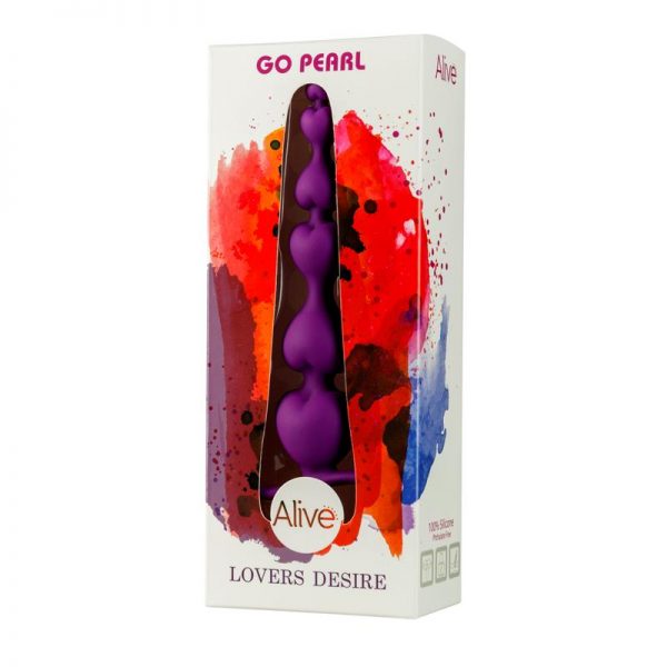 Estimulador Go Pearl Silicona 18 cm fabricado por ALIVE