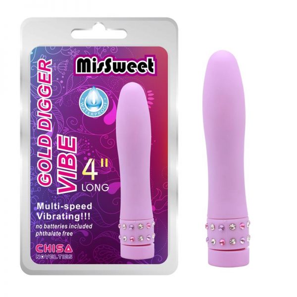 Estimulador Gold Digger 4  Púrpura diseñado por la marca CHISA