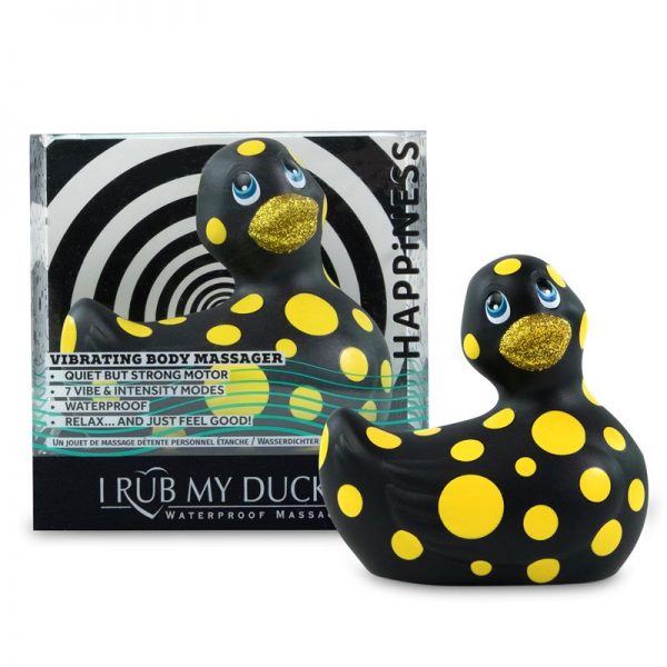 Estimulador I Rub My Duckie 2.0 Happiness Negro y Amarillo de la marca BIG TEAZE TOYS