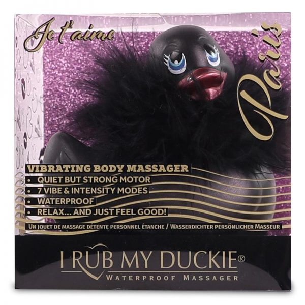 Estimulador I Rub My Duckie 2.0 Paris Negro de la tienda erótica web www.tiendaeroticaweb.es