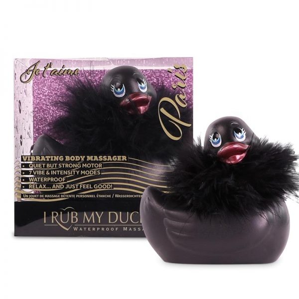 Estimulador I Rub My Duckie 2.0 Paris Negro de la marca BIG TEAZE TOYS