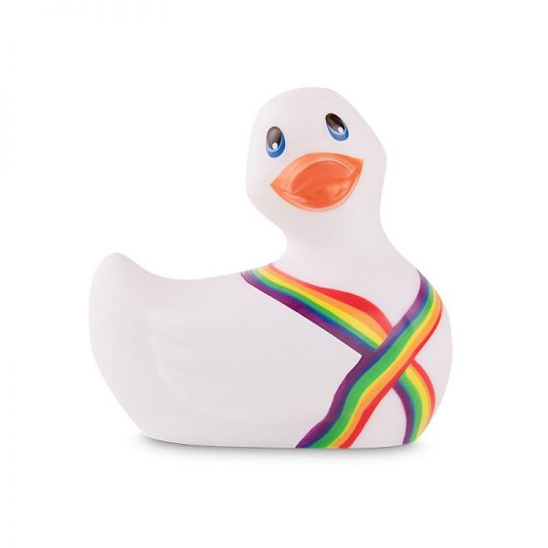 Estimulador I Rub My Duckie 2.0 Pride Blanco fabricado por BIG TEAZE TOYS