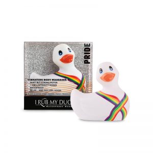 Estimulador I Rub My Duckie 2.0 Pride Blanco de la marca BIG TEAZE TOYS