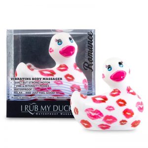 Estimulador I Rub My Duckie 2.0 Romance Blanco y Rosa de la marca BIG TEAZE TOYS